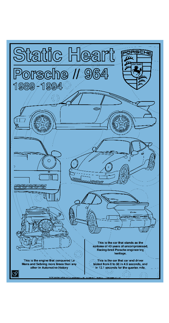 Porsche 964 // Gulf Blue