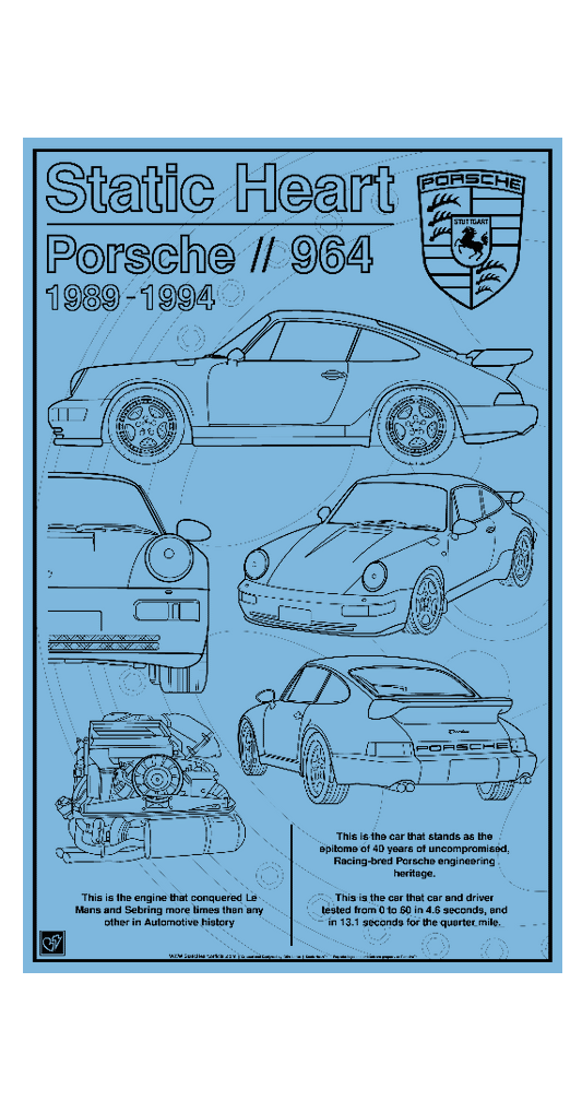 Porsche 964 // Gulf Blue