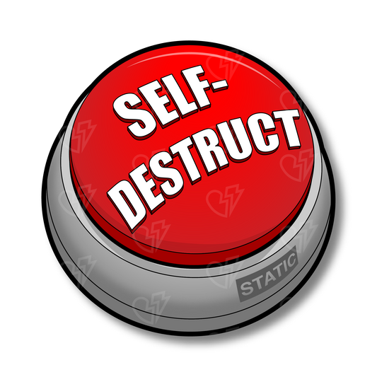 Not Easy Button // Die-cut